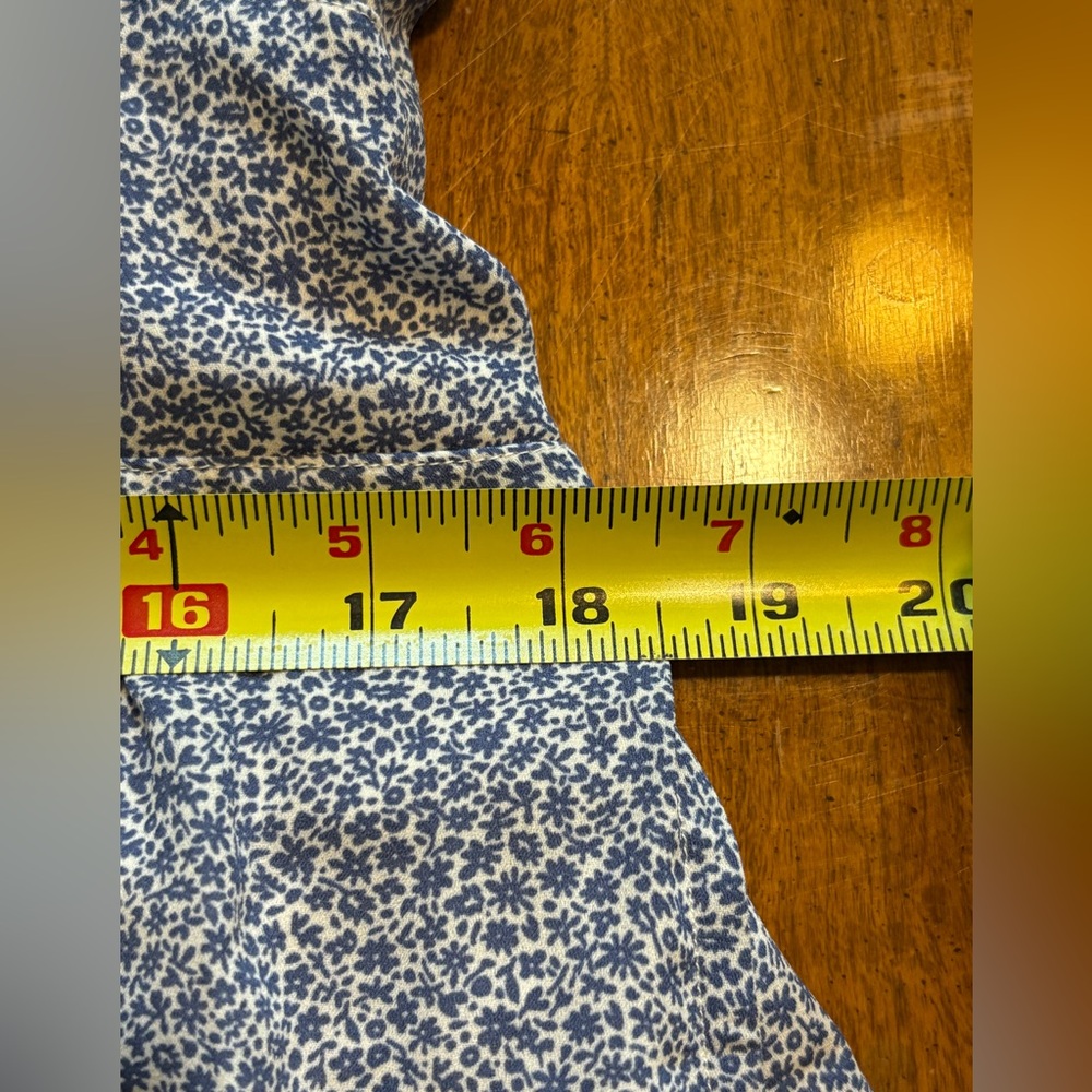 Abercrombie & Fitch Blue Floral Spaghetti Strap Dress - Picture 11 of 12